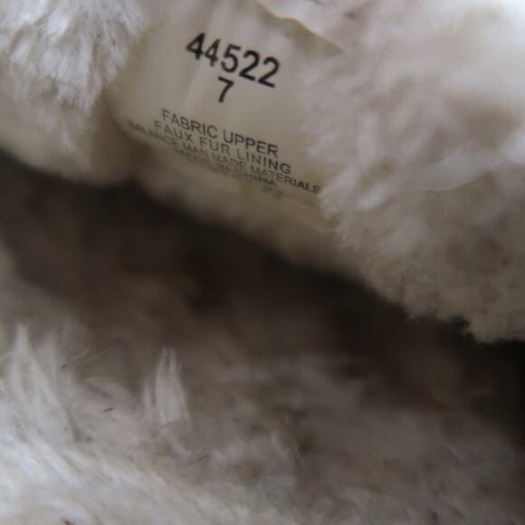 Minnetonka Shoes Womens 7 Slipper Loafer Moccasin Slip On Faux Fur Comfort Brown - Picture 11 of 11